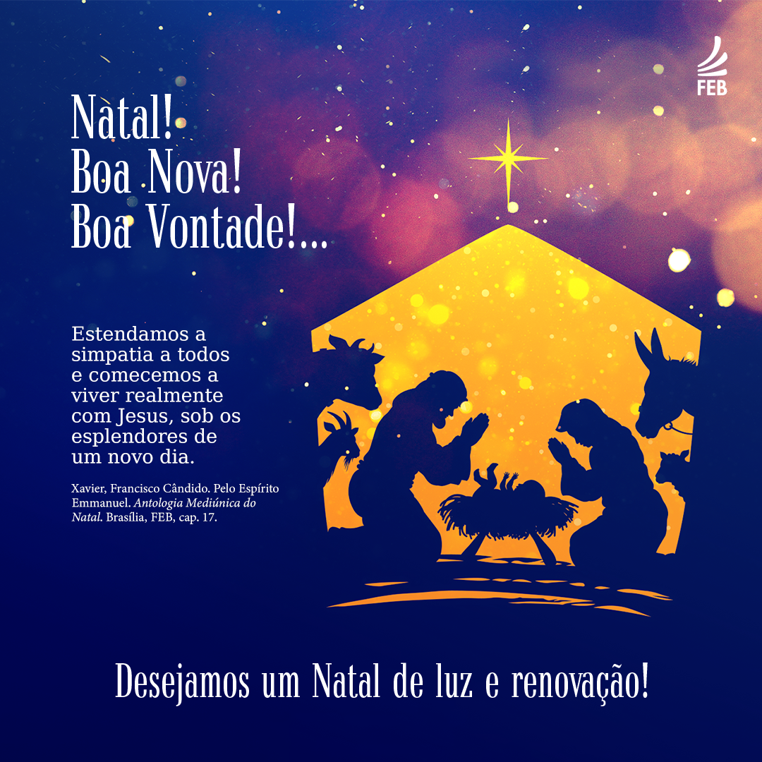 Feliz Natal com Jesus! – FEB